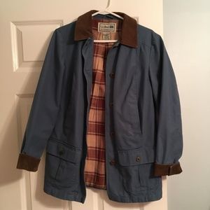 L.L. Bean Barn Coat- Flannel Lined
